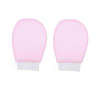 LRXIYODE Exfoliating Bath Gloves for Women Pink Shower Towels Non Slip Design for Deep Skin Cleansing and Gentle Massage for Smooth and