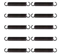 LRXIYODE Extended Compressed Springs Dual Hook Tension Springs 10 Pcs Stainless Steel for Dynamic Loads Home Hardwares Accessories