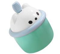 LRXIYODE Facial Foam Maker Cup for Face Wash Bubble Maker Portable Green Cartoon Bear Foaming Pump Bottle Suitable for Home Bathroom Skin Cleansing