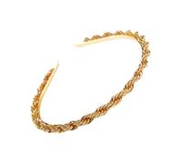 LRXIYODE Fashionable Women Metal Headband Stylish Braided Chain Hair Hoop Comfortable Lightweight Party Hair Accessories for Special Occasions