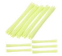 LRXIYODE Flexible Plastic Curling Perm Rods 10pcs Set for Long Hair Styling Lightweight Hollow Hair Rollers for Cold Perm Tools for Women Random Color