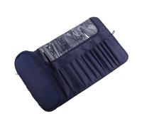 LRXIYODE Folding Makeup Brush Holder Bag Water-Resistant Rolling Organizer Portable Makeup Brush Accessory Storage for Travel Home Business Use