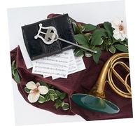 LRXIYODE French Horn Music Score Clip Portable Musical Notation Holder Iron Instrument Accessory for Marching Band Students and Musicians