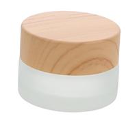 LRXIYODE Frosted Glass Nail Art Container with Lid Medium Color Manicure Cup for Pen Washing Powder Mixing Nail Polish Liquid Holder Stylish Small Manicure Tool