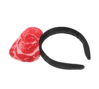 LRXIYODE Funny Realistic Fake Meat Headband Party Headdress Comfortable Costume Hair Hoop Creative Photo Prop for Unique Playful Accessories