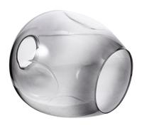 LRXIYODE Glass Lamp Shade Replacement with Concave Edges, Easy Installation Pendant Light Cover for Office and Study Lighting