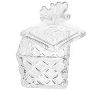 LRXIYODE Glass Nail Dappen Dish and Acrylic Liquid Monomer Holder, Thickened Vintage Embossed Glass Cup for Professional Nail Art Tools Storage in Beauty Salons