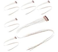 LRXIYODE Glitter Hair Tinsel Extensions Coffee Colour Made of Pet and Iron 6pcs Easy to Use DIY Hair Styling Accessory for Women and Girls for Special Occasions and New Year