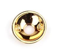 LRXIYODE Gold Guitar Jack Plate with Screws Guitar Accessories Compatible with Jack Sockets Fits Standard