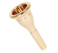LRXIYODE Gold Plated Trumpet Mouthpiece Small Metal Musical Instrument Accessory Comfortable Texture for Professional Players Students Beginners