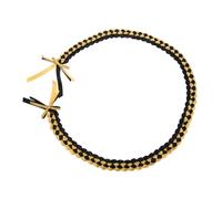 LRXIYODE Graduation Honor Cord Braided Ribbon for Celebration and Gift Black Gold Wreath Necklace Accessory Graduation Dress Souvenir