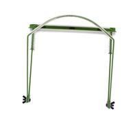 LRXIYODE Green Harmonica Holder Neck Frame Stainless Steel Adjustable Harp Rack Accessory for Playing Compatible with Multiple Brands