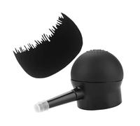 LRXIYODE Hair Fiber Spray Applicator Comb and Nozzle 2pcs Set for Hair Building and Tinning Black Sprayer Precision Spray Bottle Suitable for Men and Women Styling