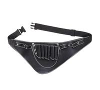 LRXIYODE Hairdressing Kit Barber Scissors Bag Professional Hairdresser Waist Belt Holder Black for Hair Styling Tools Organisation