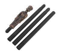LRXIYODE Halloween Wizard Staff Prop Durable Plastic Scepter for Cosplay and Themed Parties Authentic Ancient Design for Role Play Dress Up and Halloween Costume Accessories