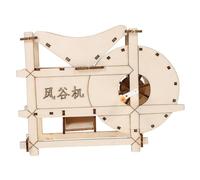 LRXIYODE Hand Crank Threshing Machine DIY Model Kit Educational Science Experiment Tool for Teaching Agricultural Energy and Motion Principles