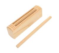 LRXIYODE Handcrafted Wooden Rhythm Block Percussion Instrument for Preschoolers High-low Tone Orff Music for Early Education Group Play and Creativity Development