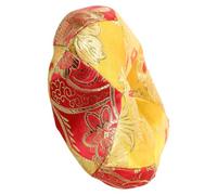 LRXIYODE Handmade 5-inch Gold Sound Bowl Cushion Pad Cotton Fabric Singing Bowl Holder Mat for Meditation and Sound Bath