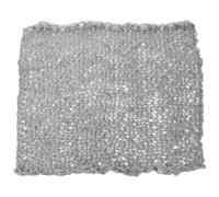 LRXIYODE Handmade Grey Knit Newborn Photography Blanket Photo Backdrop Soft Wool Blanket for Monthly Milestone Photoshoot