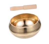 LRXIYODE Handmade Tibetan Singing Bowl for Meditation Yoga Stress Relief Chakra Drum Bowl Mallet for Home Decor