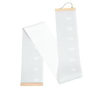 LRXIYODE Hanging Removable Height Growth Chart Boy Girl Height Measurement Ruler Grey Canvas Decor for Boys Girls Effortless Wall Installation for Tracking Growth and Development