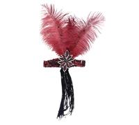 LRXIYODE Headband Party Colorful Ladies Sparkle Hairband Tasseled Gold Women Cute Headbands Flapper 1920 Headpiece 1920s Headband Artificial