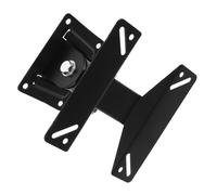 LRXIYODE Heavy-duty Iron Tv Wall Mount Bracket with Swivel Angle for Tvs and Monitors Easy to Install Space-saving Wall Hanger for Home Bedroom Hotel and Commercial Use