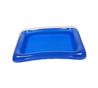 LRXIYODE Inflatable Sandbox Tray Blue PVC Sand Pit for Childrens Indoor Mess Play Portable Educational Beach for Boys and Easy to Clean and Store