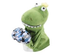 LRXIYODE Interactive Animal Hand Puppet with Sound Boxing Dinosaur Stuffed for Educational Play and Birthday Early Learning and Imaginative Fun