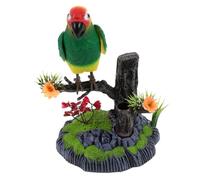 LRXIYODE Interactive Electric Bird for Realistic Singing Sounds Motion Sensor Activated Plastic Simulation Bird for Home Kindergarten and School Play and Learning