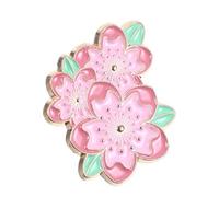 LRXIYODE Japanese Cherry Blossom Brooch Pin Cute Cartoon Badge Corsage for Women Random Style Lapel Pin for Wedding Party Prom Daily Wear Accessory