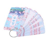 LRXIYODE Japanese Learning Cards Lightweight Material Portable Syllabary Practice Cards for Beginners Convenient for Travel Study and Quick Mastery of Basic Japanese Alphabet