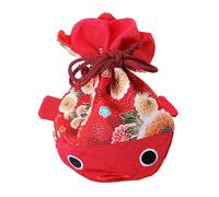 LRXIYODE Japanese Style Goldfish Drawstring Pouch Candy Bag Multi Color Storage Purse for Wedding Guests Gift with Highlighted Mouth and Tail Design