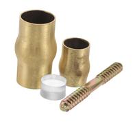 LRXIYODE Joint Kit with Slip Ferrule Sturdy Copper Elderly Walking Stick Replacement Parts for Seniors Easy DIY Assembly for Indoor and Outdoor Use