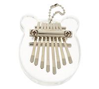 LRXIYODE Key Transparent Kalimba Thumb Piano Clear Musical Instrument for Beginners Ergonomic Design for Performance Outdoor School and Relaxation
