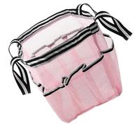 LRXIYODE Large Capacity Mesh Toiletry Carrying Bag for Travel Portable Shower Bag with Suspension Design for Easy Access for College and Everyday Use Random Color