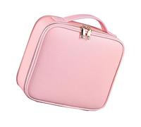 LRXIYODE Large Makeup Bag Organizer with Adjustable Compartments Portable Travel Cosmetics Case for Women Multi Functional Cosmetic Storage for Jewelry Toiletries Essential Oils and