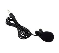LRXIYODE Lavalier Clip Microphone 3.5mm Black Plastic Dynamic Sound ~15000hz for Lectures Teaching Compatible with PC Laptop
