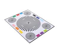 LRXIYODE Lens Focus Adjustment Chart Color Accuracy Tool High-resolution Test Chart Lens Inspection Tool Resolution Testing Card Color Calibration Drawing