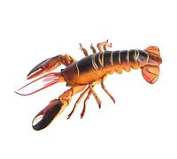 LRXIYODE Lifelike Lobster Model Figurine Simulation Lobster Realistic Animal Decor for Garden and Educational Use