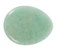 LRXIYODE Light Green Creative Shaped Spa Stones for Relaxing Natural Stone with Smooth Edges Easy to Hold Thumb Massage Tool for Household Spa Therapy