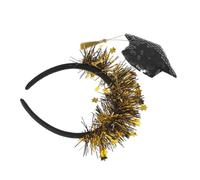 LRXIYODE Lightweight Graduation Cap Headband with Embroidered Tassels for Adults Stylish Party Hairband for Students Elegant Festival Headpiece for Travel and Celebrations