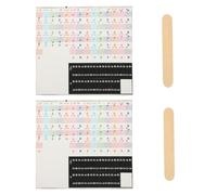 LRXIYODE Lightweight Piano Stickers Adhesive Keyboard Decals and Easy to Read, Suitable for 88-key Piano and 61-key Electronic Keyboard Beginners