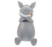 LRXIYODE Lovely Pig Phone Stand Adorable Resin Desktop Holder for Hands Use Bedroom Living Room Classroom for Watching Videos and Making Calls