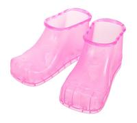 LRXIYODE Magnetic Small Foot Soaker Shoes Red Multi Function Foot Bath Spa Shoes with Large Capacity and Fatigue Relief at Home