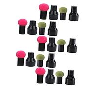 LRXIYODE Makeup Powder Puff and Mushroom-shaped Cosmetics Puff 10pcs Set Wet and Dry Use with Handle and Box for Women’s Facial Foundation and Concealer Application