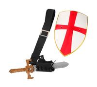 LRXIYODE Medieval Knight Shield Toy for Boys Adult Sword Belt and Medieval Scabbard for Halloween Cosplay Viking Belt and Renaissance Pirate Role Play