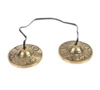 LRXIYODE Meditation Cymbal Bell Copper Tingsha Cymbals for Spiritual Practices Healing Harmonic Tones Lightweight Design for Yoga Home Cleansing