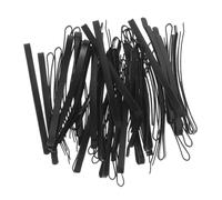 LRXIYODE Metal Diy Hair Clips 50pcs 6cm Black Spray Painted Non-slip Bobby Pins for Women Handcraft Hairpin Accessories Styling Headwear Materials