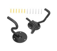 LRXIYODE Metal Horizontal Guitar Wall Hanger Holder for Electric Bass Ukulele Wall Mount Display Bracket Suitable for Acoustic and Electric String Instruments